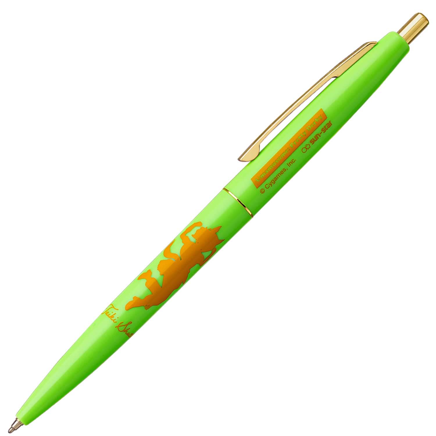 

Sunstar Stationery Uma Musume Pretty Derby Ballpoint Pen Click Gold Taiki Shuttle S4651324 Oil-Based 0.5mm