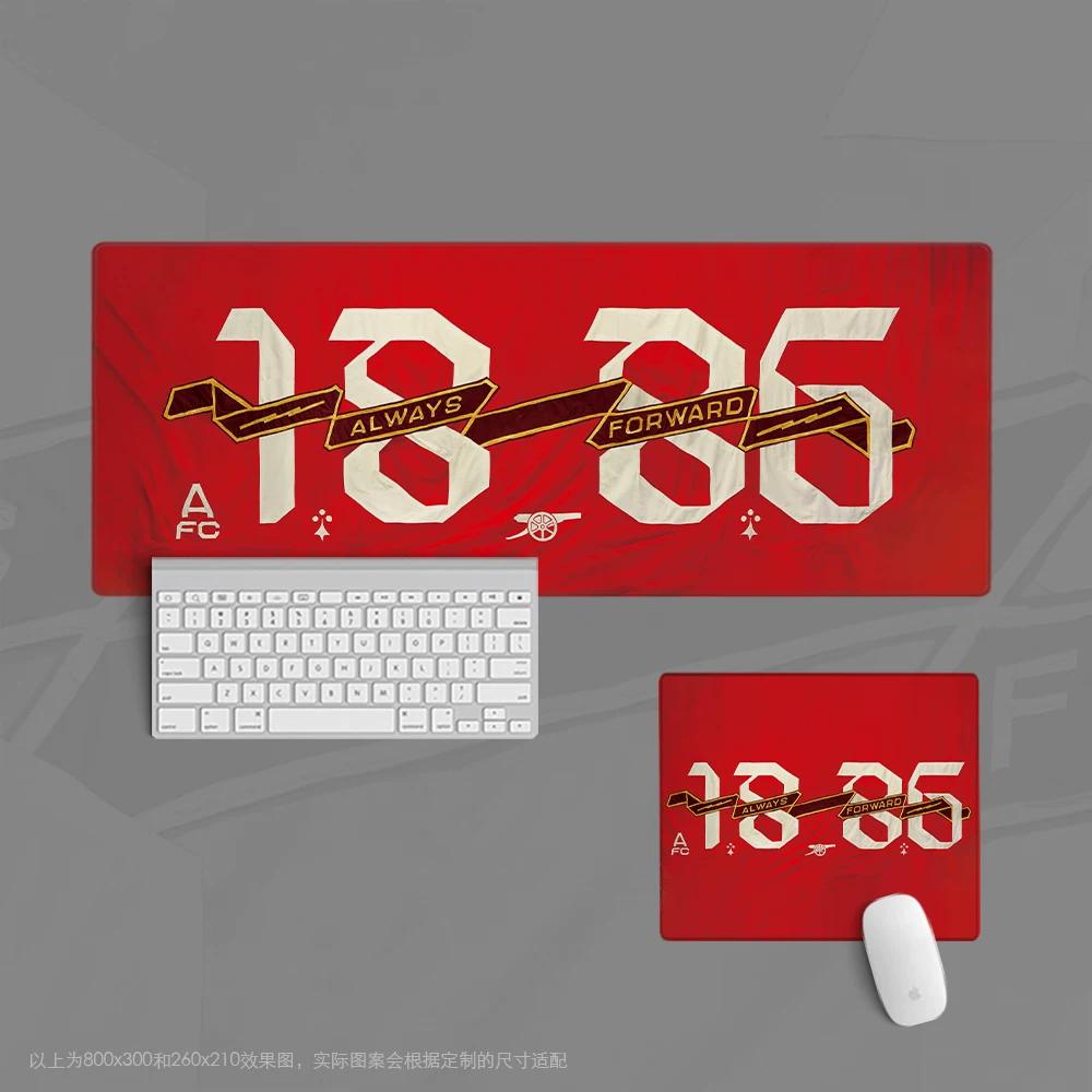 High quality leather non-slip mouse pad oversized office keyboard pad book table mat football fan supplies gift premier league arsenal gunner henry