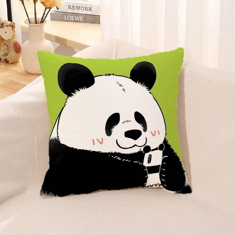 Pillow Panda Pillowcase Sofa Cushion Cover Kawaii  Autumn   Body