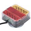 Magnetische 12V LED-Rückleuchten, 7-Pin, 7-poliger Stecker, Leuchten, Blinker, Anhängerkupplungsteil, Bremslichter, Universell (Linkes und rechtes Set)
