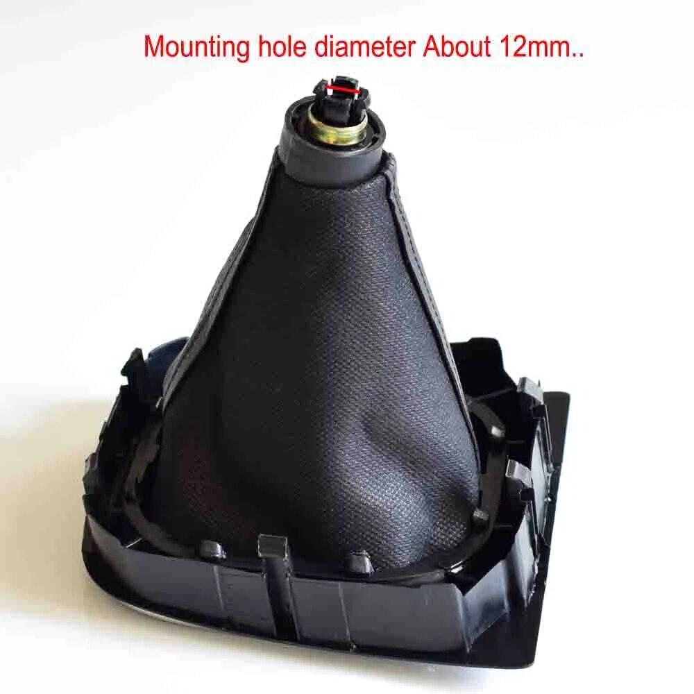 5/6 Speed Stick Gear Shift Knob With Leather Boot Collar Case For Volkswagen VW Golf 5 V MK5 MK6 Jetta 2005-2014 Car Stying