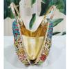 Diamond  Evening Top-Handle Rhinestone Handbags WHTUOHENG Crystal Women Clutch Bags Stone Party Purses Designer Blue/Red/White