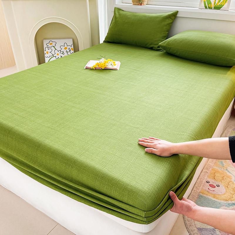 Baumwoll-Bettlaken mit Gummizug Niedliche bedruckte Matratzenauflage für Kinder Cartoon Reine Baumwolle Bettwäsche (ohne Kissenbezug)