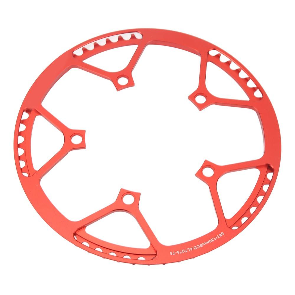 58T Bicycle Chainring Aluminum Alloy Bike Chainwheel Durable Folding Bike Chainring  BMX Bike