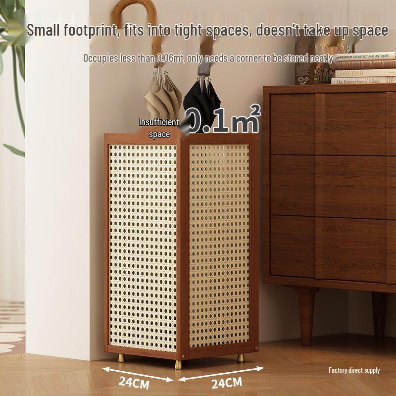 Floor-Standing Umbrella Storage Rack for Entryway