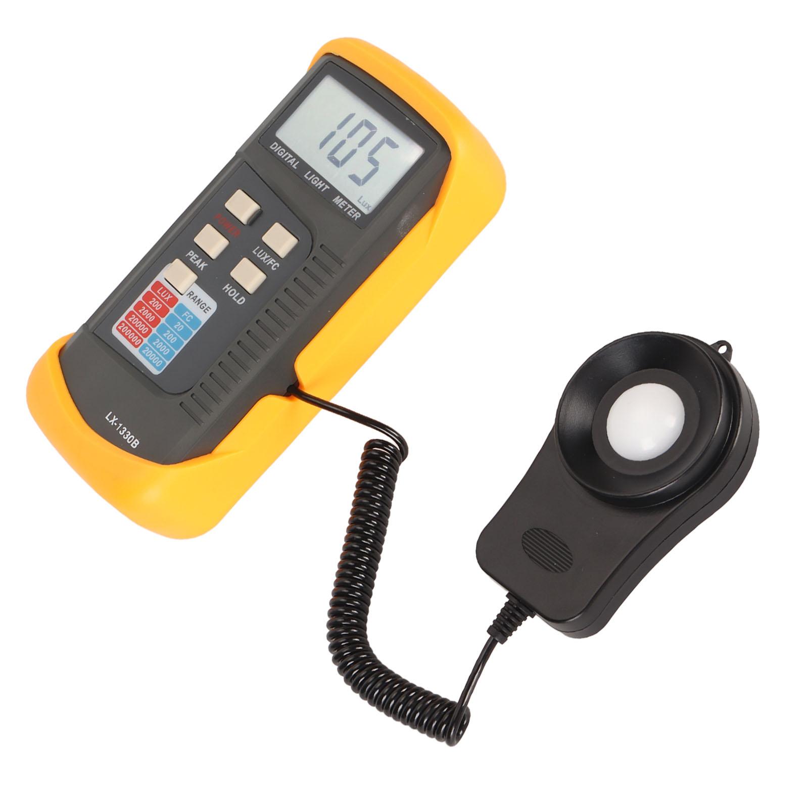 

LX1330B Люксметр Сплит-типа Цифровой измеритель освещенности Высокоточный фотометр Диапазон до