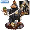 MOC Magiczny Świat 1148 szt. Niffler Harry Model Zestaw Klocków Budowlanych Figurki Magicznego Zwierzęcia Niffler Klocki Zabawki Dla Dzieci Prezenty