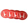 For Honda Civic City Accord Odyssey CRV Hrv Jazz CBR VTX 60MM Car Wheel Center Hub Cap Badge Logo Emblem Decals Tire Stickers RF6