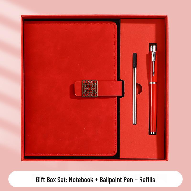 A5 Business Office Snap Button Notebook with Custom LOGO for Meetings