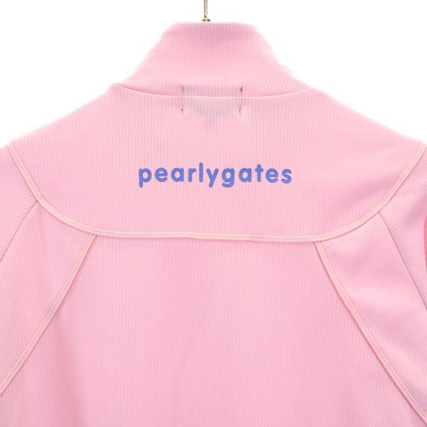 Pearly Gates Golf Long Sleeve Zip Jacket 1 Pink Blouson Women Used