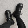 Men's Winter Derby Shoes - High-End British Style, Round-Toe Leather with Thick Sole, Japanese-Inspired Suit Shoes