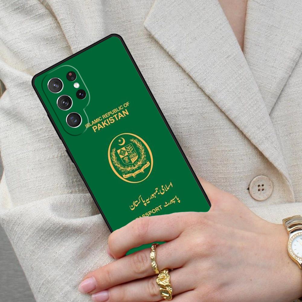 Pakistan Flag Cell Phone Case for Samsung Galaxy S26 Ultra S25 S24 S23 S22 S21 S20 Note10 Cover
