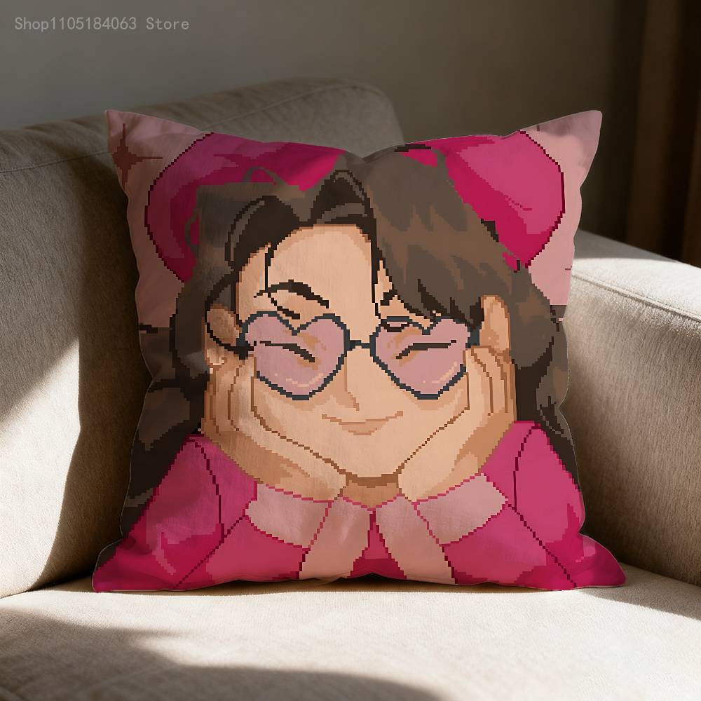U-Until T-Then Cathy Pillow Case For Sofa Decor Car Office Room Printing Cushion Cover Decorations and Protector