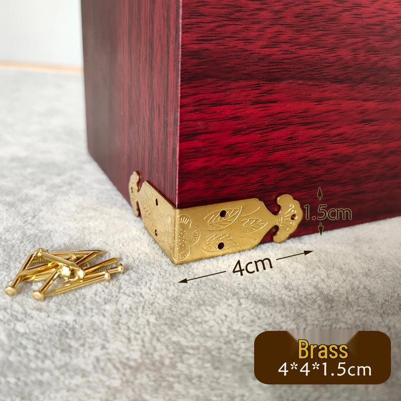 Antique Bronze Double-Sided Corner Protector for Jewelry Box (5cm)