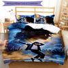 3pcs Michael Jackson Design Cover Set - HD Printed Bedding with 1 Cover and 2 Pillowcases - Perfect for Home and Dorm Decor