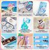 FUNSHOWCASE DIY Phone Case Deco Kit: Whipped Cream, Deco Parts, Deco Cream, Craft Materials, 36-Piece Creamy Whip Starter Set