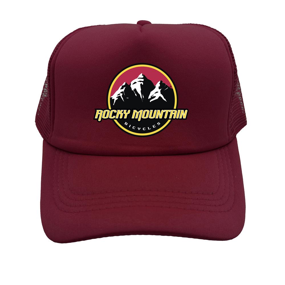 Rocky Mountain Bike Trucker Cap Unisex Funny Rocky Mountain Hat Baseball Cap Cool Summer Unisex Mesh Net Caps