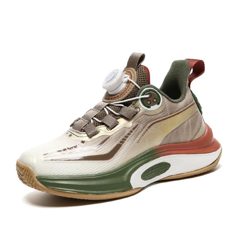 Fashion Kids Basketball Shoes Athletic Outdoor Children Student Field Breathable Sneakers Training Male Boys Original Sport Basket Shoes