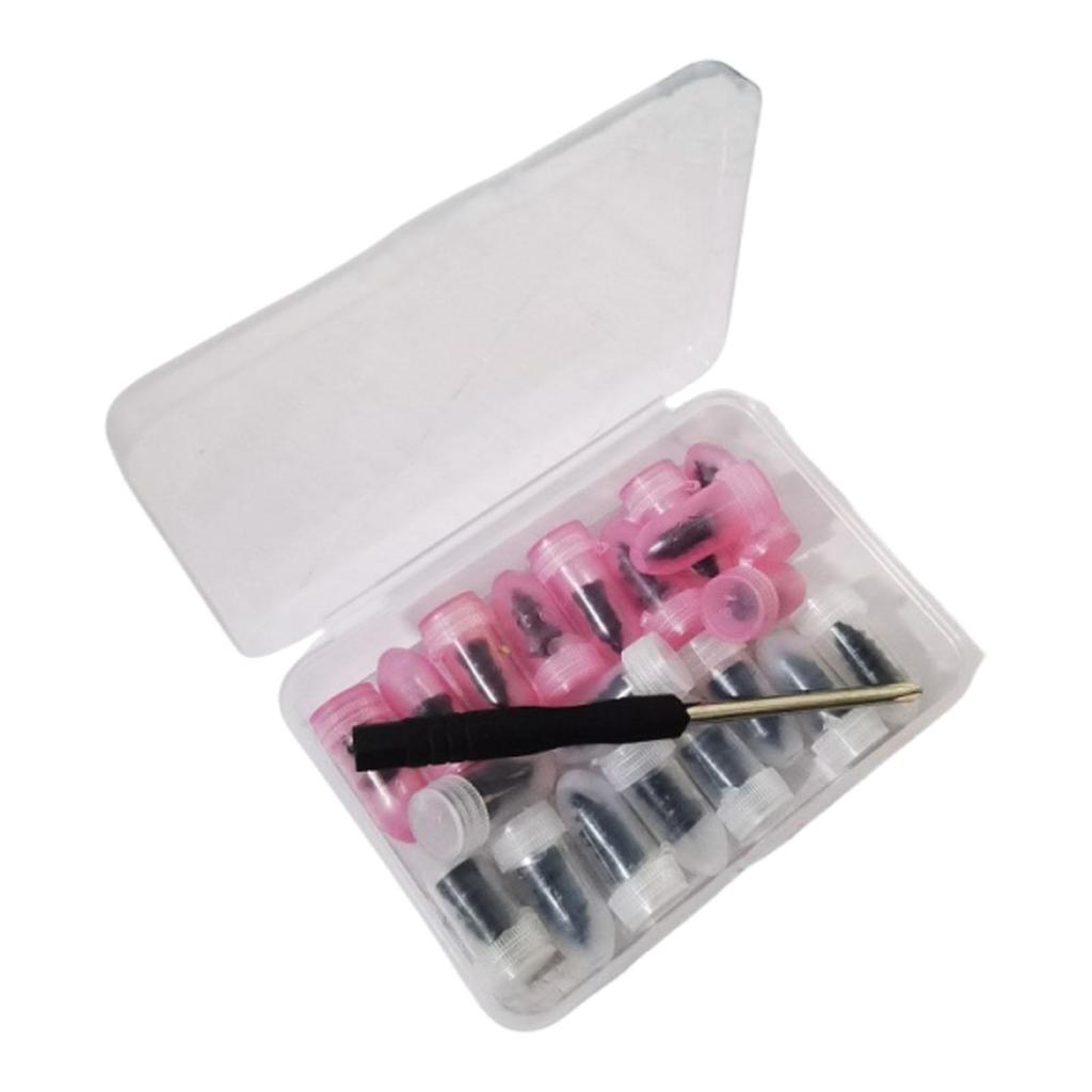 Tire Repair Rubber Nail Kit Reliable Air Seal Plugs Tire Hole Patch Tool for On the Go Tire Fix