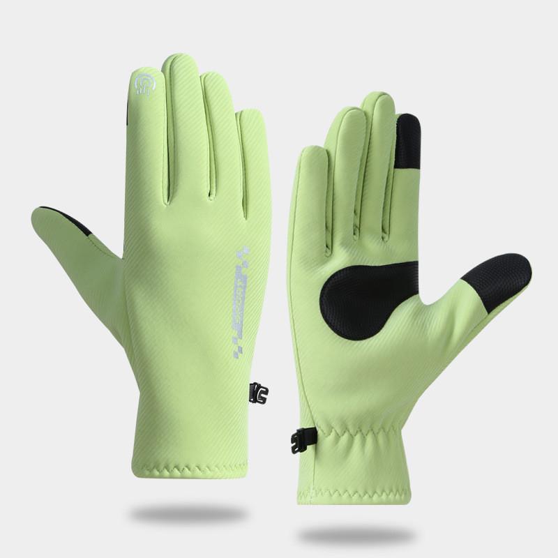 Men Women Warm Touchscreen Gloves With Nonslip Fleece For Winter Outdoor Cycling