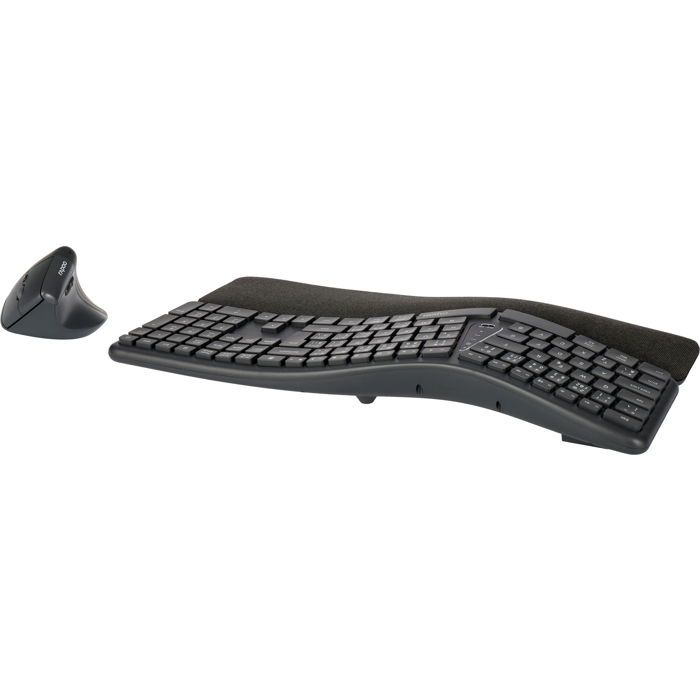 Ensemble clavier et souris - RAPOO - 8810ME - Sans fil - 1600DPI - 6 boutons - Tchèque/Slovaque