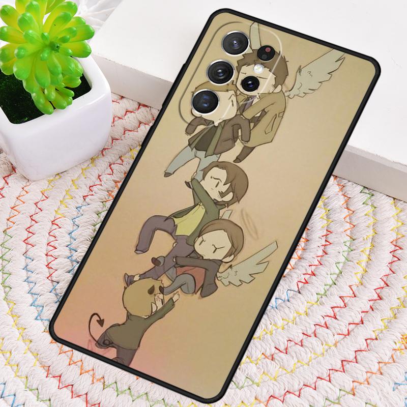 Castiel angel of the lord supernatural Phone Case for Samsung Galaxy note 10 pro S26 Ultra S23 S24 FE S25 S21 S22 PLUS Cover