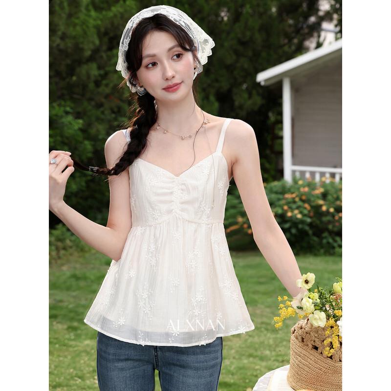 French Lace V-Neck Camisole M
