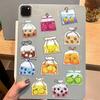 50 Fruit-Themed Waterproof PET Stickers: Creative DIY Decoration for Journals, Phone Cases, Laptops