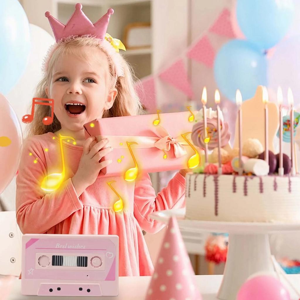 Recordable Cassette Tape, A Valentine's Day Gift—a 60-second Voice Message Recorder, Perfect For Anniversaries And Birthdays