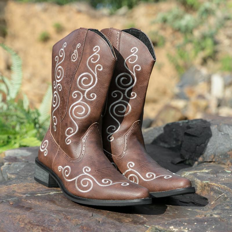 2024 Winter New Fashion Snow Boots, High-top Cotton Boots Waterproof Shoes Kitchen Shoes Cotton Shoes