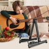 Guitar Stand Folding A Frame Guitar Holder Adjustable Instrument Stand for Acoustic Electric Guitar Bass Ukulele Banjo