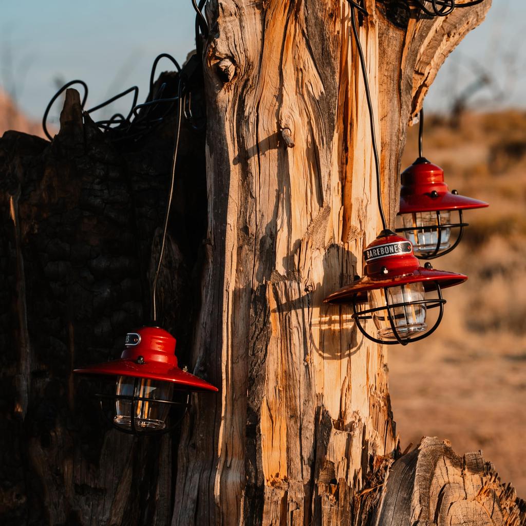 BAREBONES Edison Pendant Light LED Red Japanese Distributor [Authorized Product]