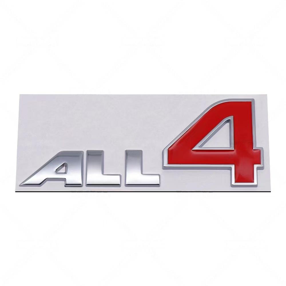 3D Metall ALL4 Coopers SD Abzeichen Aufkleber Auto Heckklappe Seitenkotflügel Emblem Decal