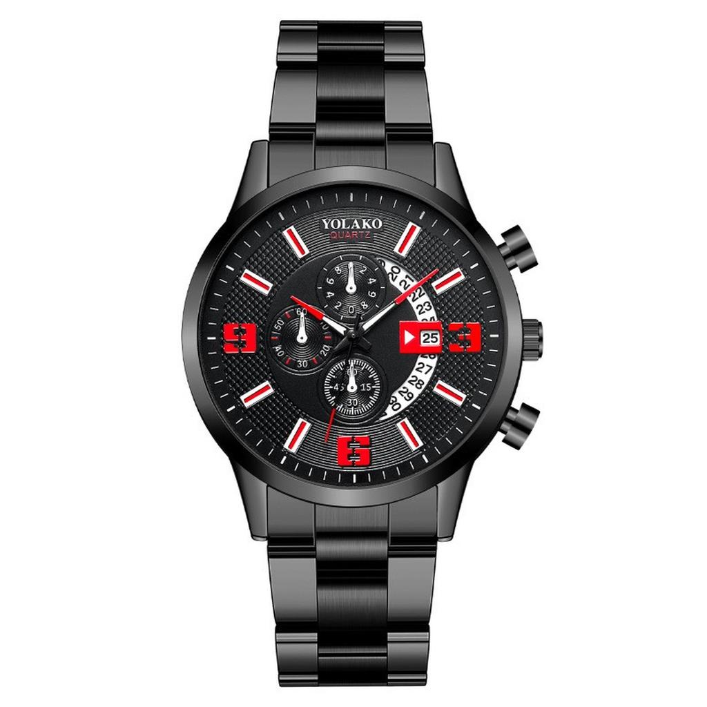Mens Leather Business Fashion Watch Strap Watch For Gift Giving