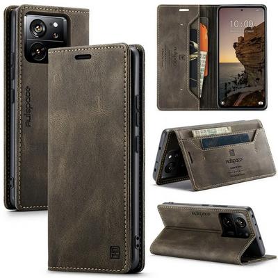 Pour Xiaomi 13T 14T Pro 14 5G Étui à rabat RFID Cuir Magnétique Etui pour Redmi Note 13 14 Pro 12 13C Portefeuille Housse Mi 14T 13T Funda