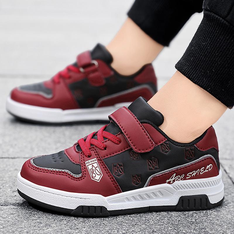 Children's Classic Fashion Versatile Velcro Thick Bottom Low Top Casual Board Shoes Outdoor Casual Sports Shoes 28-39