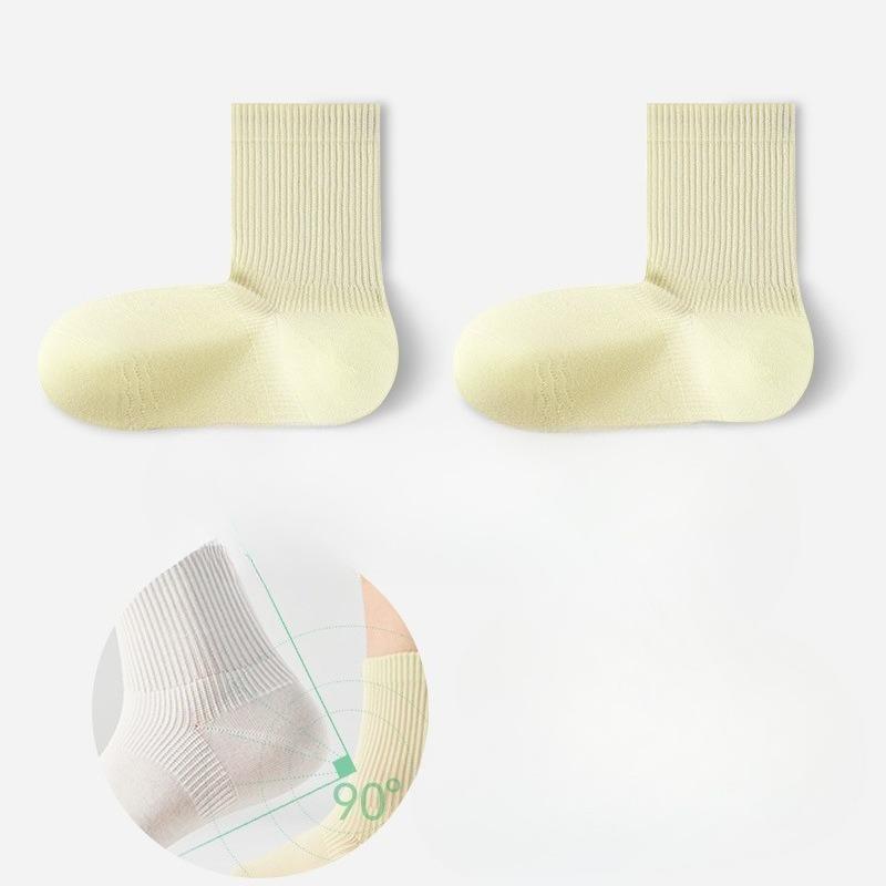 Female Summer Thin Cotton Breathable Antiseptic Antibacterial Boneless Tube Socks