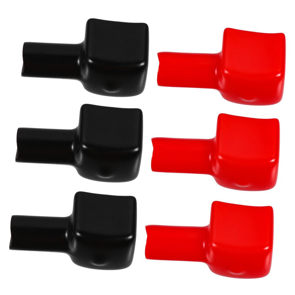 OSOLADY 6pcs Protection Cap Negative Terminal Terminal Cover Extender Stud Tag