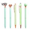 Refillable Metal Ink Pen 5PCS Diamond Ballpoint Pens, with Sparkling Rhinestone Decor, Smooth Writing Push Press Mechanism Pen, for Kids Adults
