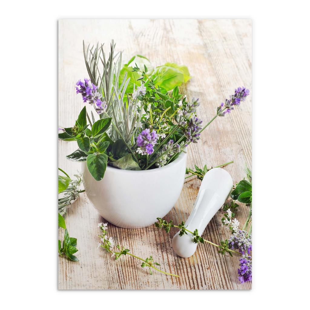 Plakat kuchenny z Ziołami Obraz na ścianę do Kuchni Jadalni w ramie 50x70