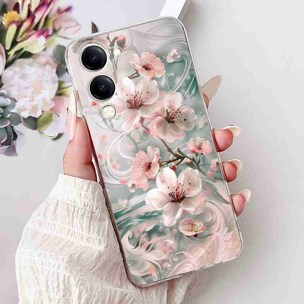 Shockproof For Vivo Y04 Y 04 4G 6.74" Case Retro Printed Dragon Soft Silicone TPU Cover For Vivo Y29s Y 29S 5G Phone Cases Capa