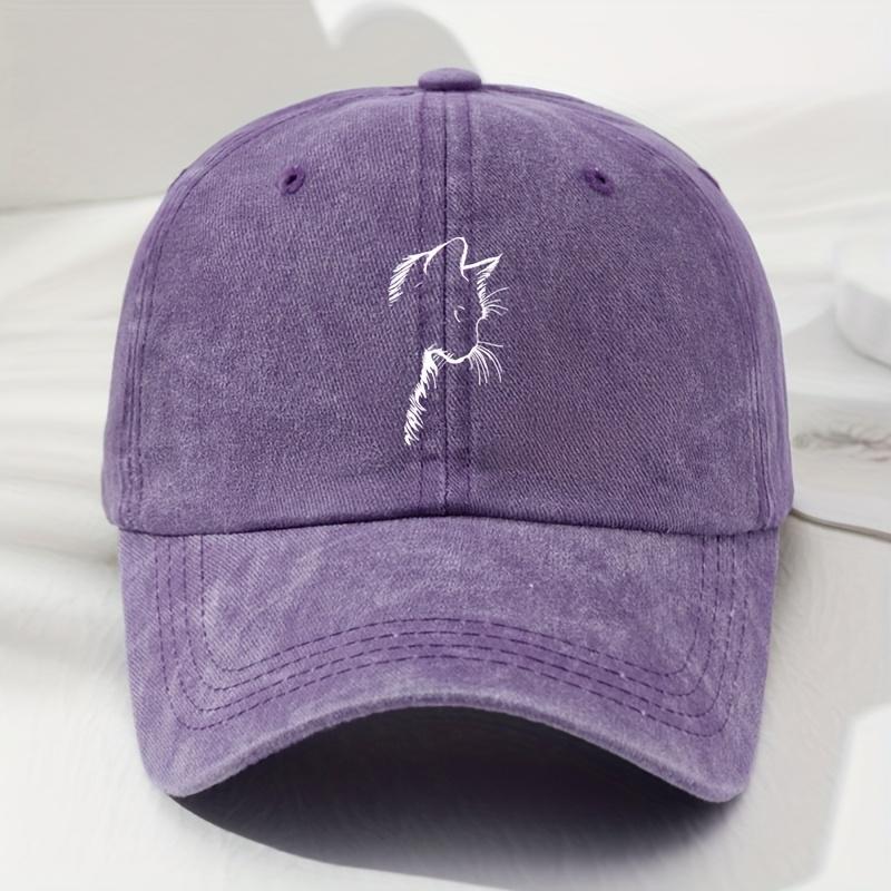 Unisex Vintage Cat Ear Baseball Cap Trendy Brand AllMatch Casual Comfortable Breathable Sun Hat Outdoor Sports Fisherman Hat Ad