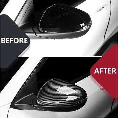 For Chevrolet Trax 2025 2025 Car Sticker Rearview Side Mirror Cover Wing Cap Exterior Door Rear View Case Trim Carbon Fiber Look