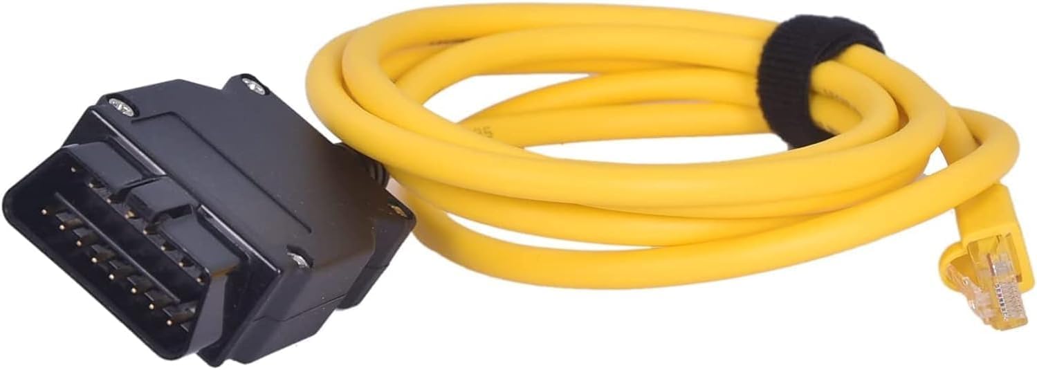 

ethernet enet к obd2 R45J obd E-sys Кабель Инструмент E-SYS rj45 enet к OBD2 жёлтый