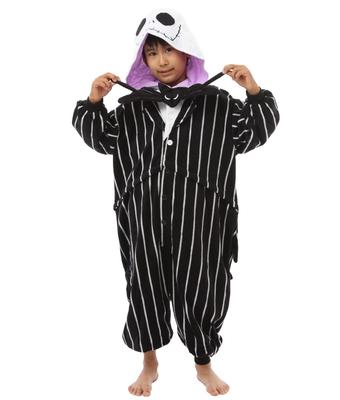 SAZAC Charakter Fleece The Nightmare Before Christmas für Kinder Kigurumi, Disneys Jack, 110cm,