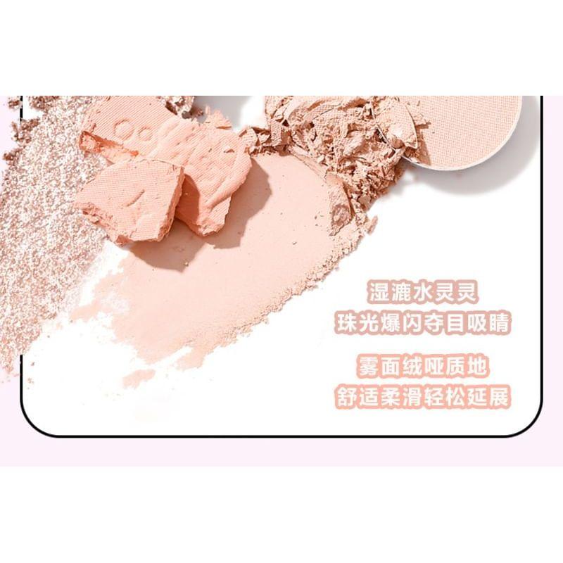 xixi - A Flip Eye Shadow Blush Palette - #4 Sweet Pink Purple