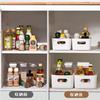 RAIN QUEEN Storage Storage Small Item White Plastic Polypropylene Storage Set of for Organizing Small Desktop with for Living and Kitchens Baskets,