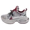 Silver-gray thick-soled polished Paris Daddy shoes women's shoes 2025 autumn new heightening mesh casual sports shoes