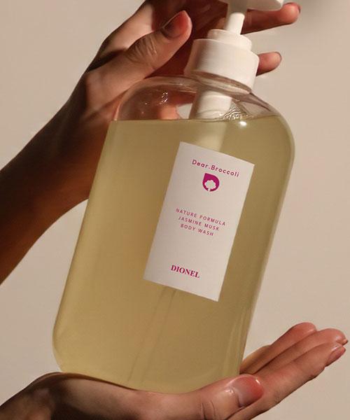 Dionel Dear Broccoli Body Wash Jasmine Musk 1000ml 1