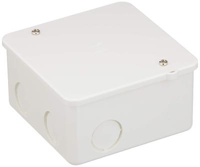 MIRAI PVK Square Deep with Milky Box, Medium-Sized Type, Knockouts, White, PVK-BNM